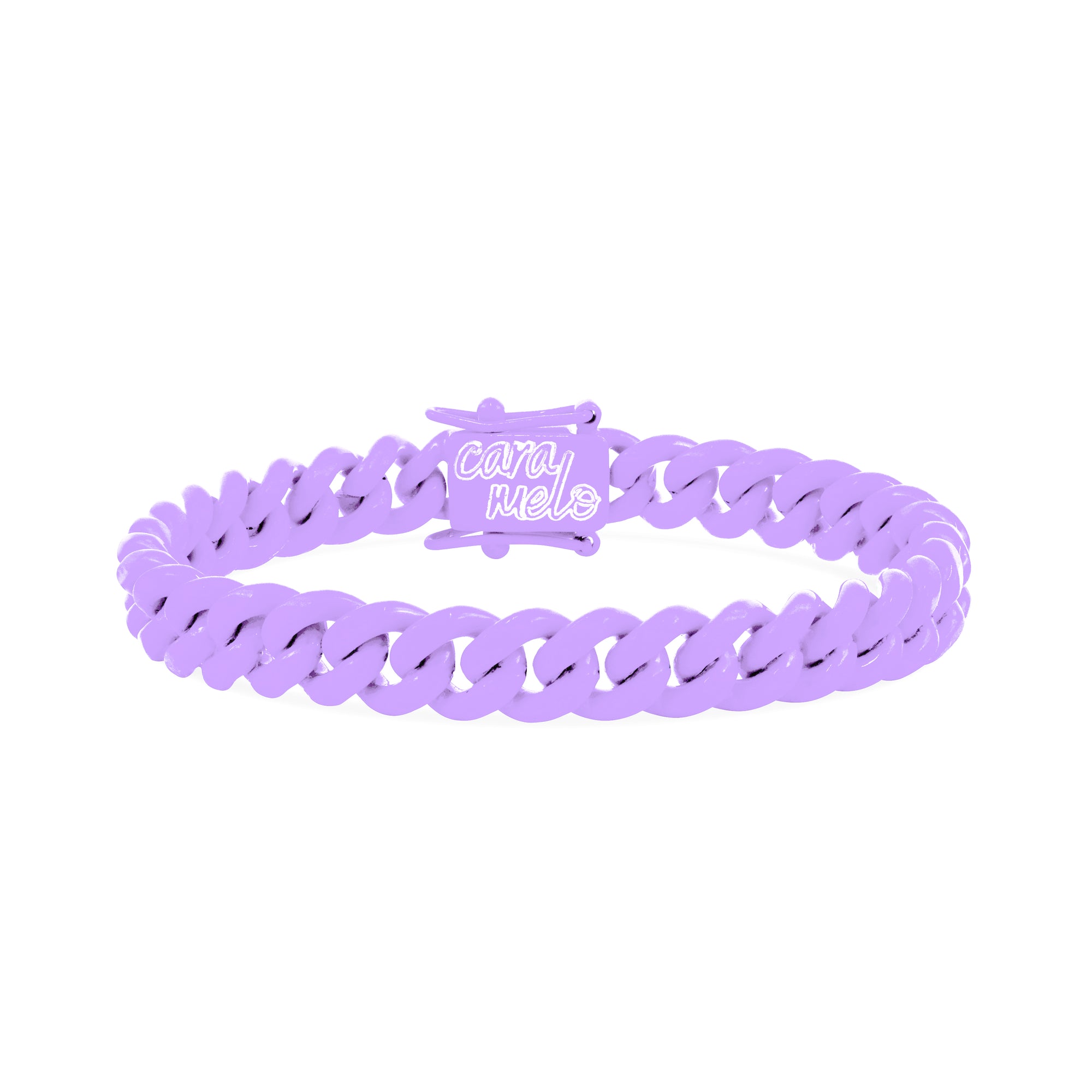 Lavender_Purple_Cuban_Link_Bracelet_6mm_Width_Custom_High_Quality_Fashion_Designer_Bracelets_CARAMELO_CHAINS