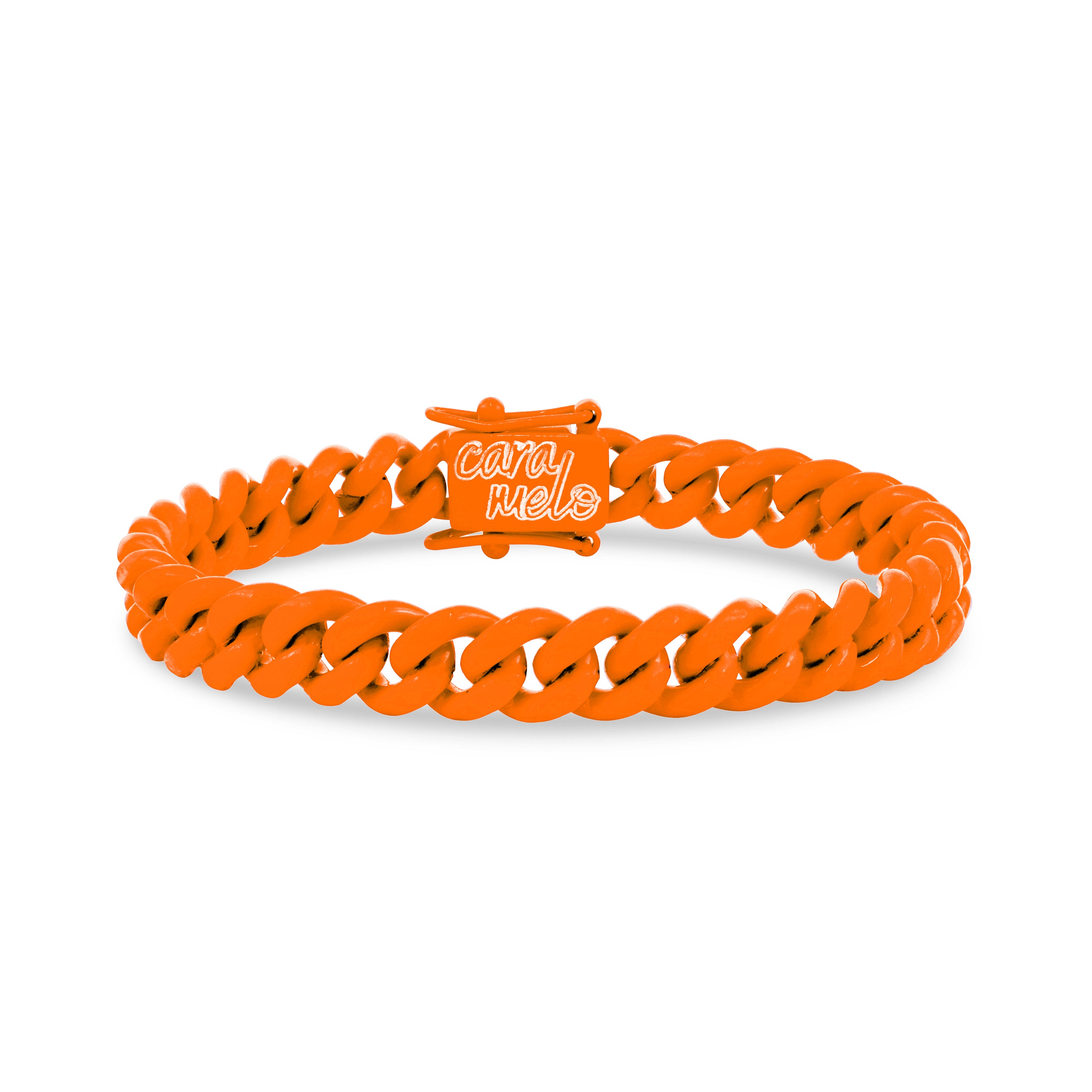 Monarch_Orange_Cuban_Link_Bracelet_06mm_Width_Custom_High_Quality_Fashion_Designer_Bracelets_CARAMELO_CHAINS